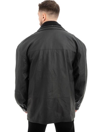  Γνήσιο Ανδρικό Δερμάτινο Μπουφάν - Z556