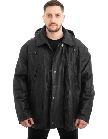  Γνήσιο Ανδρικό Δερμάτινο Μπουφάν - Z557
