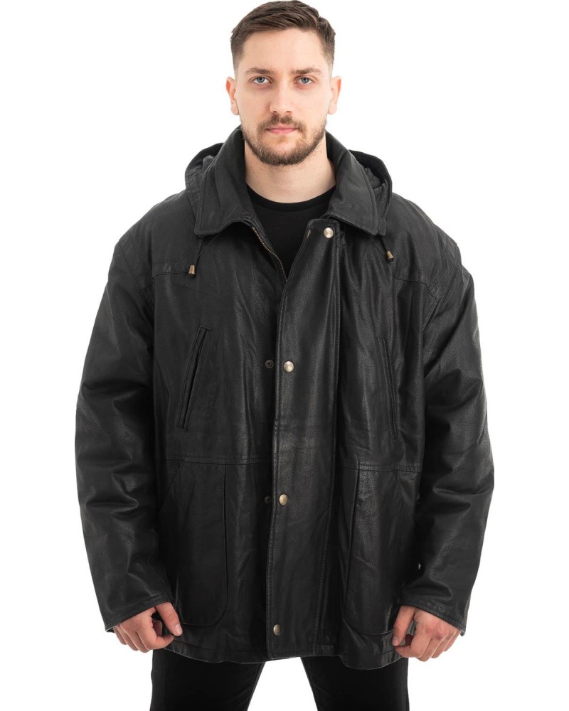  Γνήσιο Ανδρικό Δερμάτινο Μπουφάν - Z557