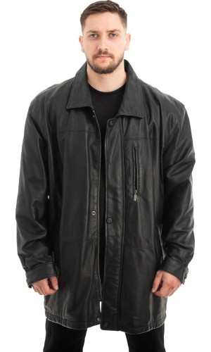  Γνήσιο Ανδρικό Δερμάτινο Μπουφάν - Z558