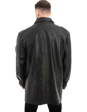  Γνήσιο Ανδρικό Δερμάτινο Μπουφάν - Z558