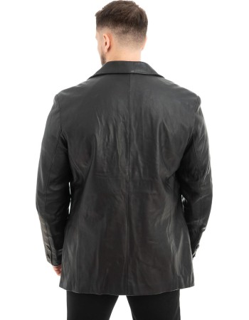 Γνήσιο Ανδρικό Δερμάτινο Σακάκι - Z559