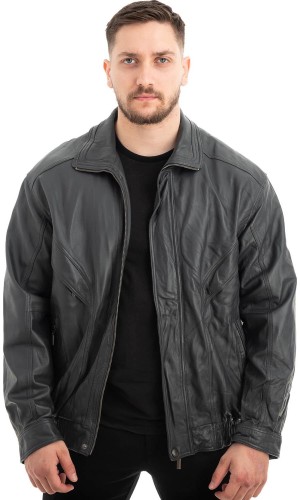  Γνήσιο Ανδρικό Δερμάτινο Μπουφάν - Z561