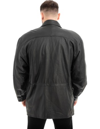  Γνήσιο Ανδρικό Δερμάτινο Μπουφάν - Z563