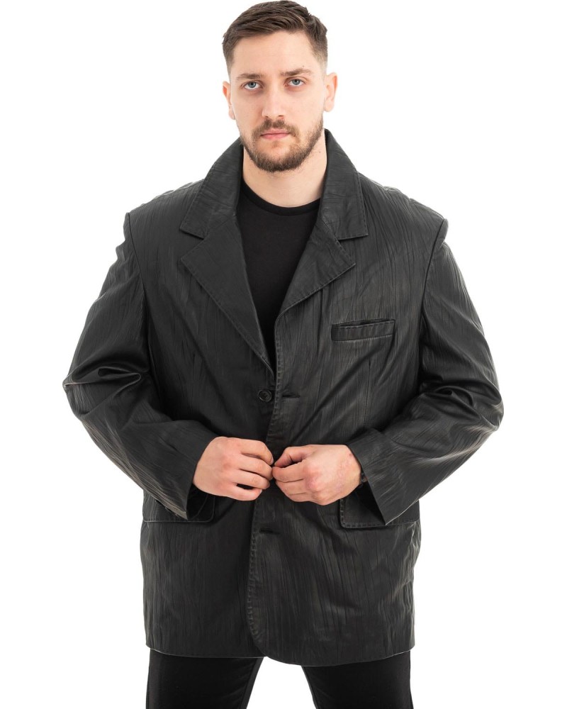 Γνήσιο Ανδρικό Δερμάτινο Σακάκι - Z564