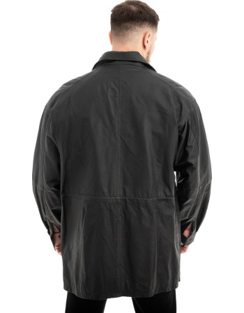  Γνήσιο Ανδρικό Δερμάτινο Μπουφάν - Z565