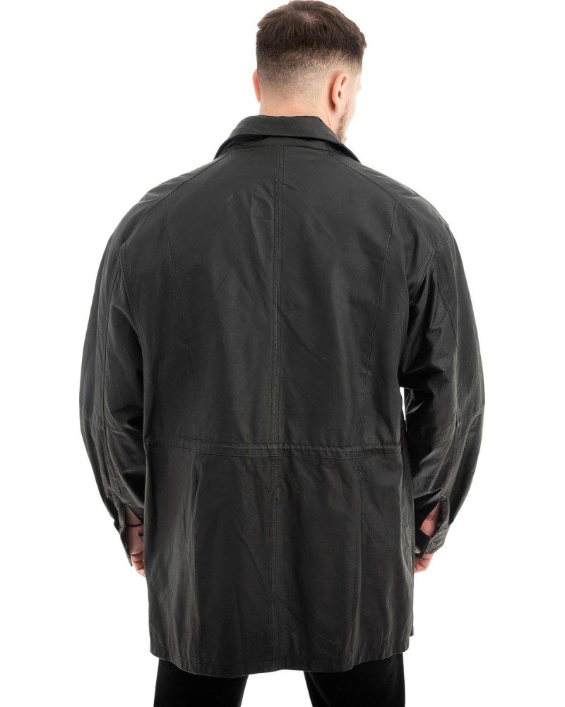  Γνήσιο Ανδρικό Δερμάτινο Μπουφάν - Z565