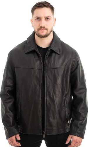  Γνήσιο Ανδρικό Δερμάτινο Μπουφάν - Z569