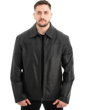  Γνήσιο Ανδρικό Δερμάτινο Μπουφάν - Z573