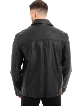  Γνήσιο Ανδρικό Δερμάτινο Μπουφάν - Z573