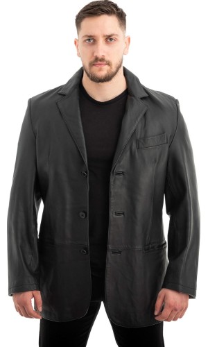 Γνήσιο Ανδρικό Δερμάτινο Σακάκι - Z574