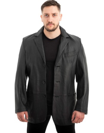 Γνήσιο Ανδρικό Δερμάτινο Σακάκι - Z574
