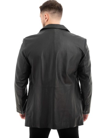 Γνήσιο Ανδρικό Δερμάτινο Σακάκι - Z574