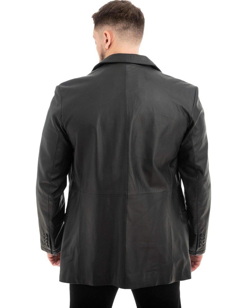 Γνήσιο Ανδρικό Δερμάτινο Σακάκι - Z574