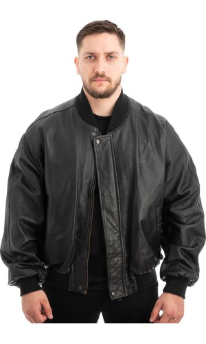  Γνήσιο Ανδρικό Δερμάτινο Μπουφάν - Z583