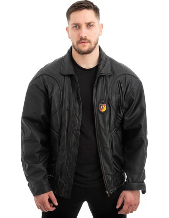  Γνήσιο Ανδρικό Δερμάτινο Μπουφάν - Z585