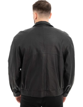  Γνήσιο Ανδρικό Δερμάτινο Μπουφάν - Z590