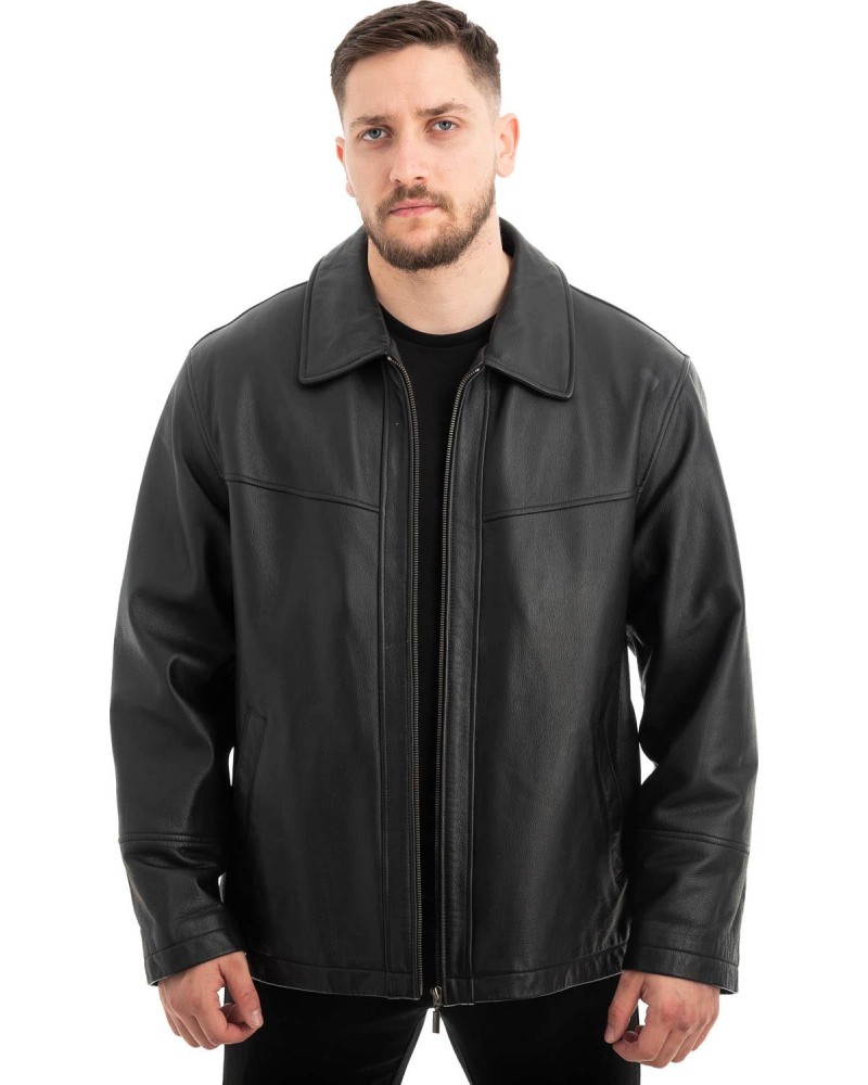  Γνήσιο Ανδρικό Δερμάτινο Μπουφάν - Z592