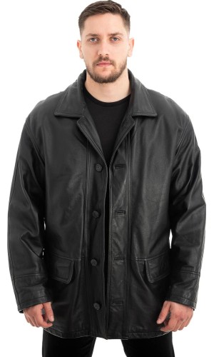  Γνήσιο Ανδρικό Δερμάτινο Μπουφάν - Z593
