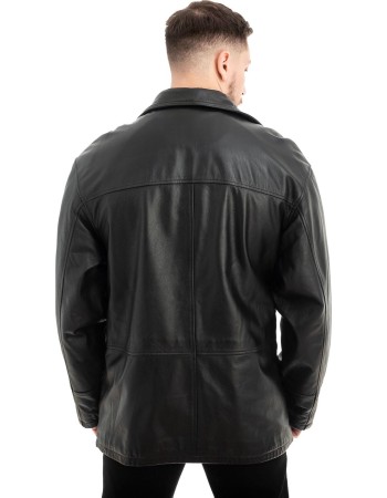 Γνήσιο Ανδρικό Δερμάτινο Μπουφάν - Z593