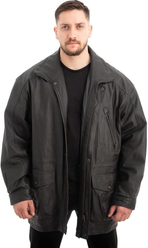  Γνήσιο Ανδρικό Δερμάτινο Μπουφάν - Z594