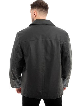  Γνήσιο Ανδρικό Δερμάτινο Μπουφάν - Z600