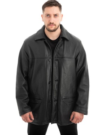 Γνήσιο Ανδρικό Δερμάτινο Σακάκι - Z602