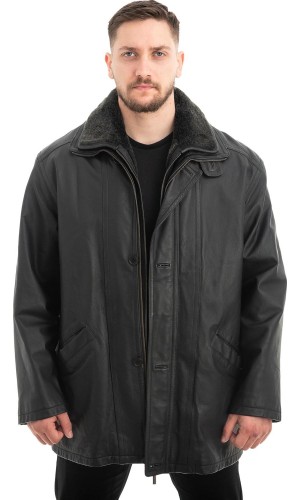  Γνήσιο Ανδρικό Δερμάτινο Μπουφάν - Z607