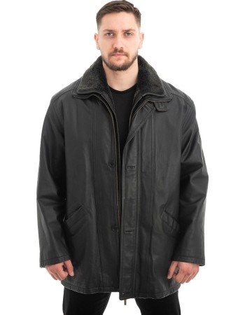 Γνήσιο Ανδρικό Δερμάτινο Μπουφάν - Z607