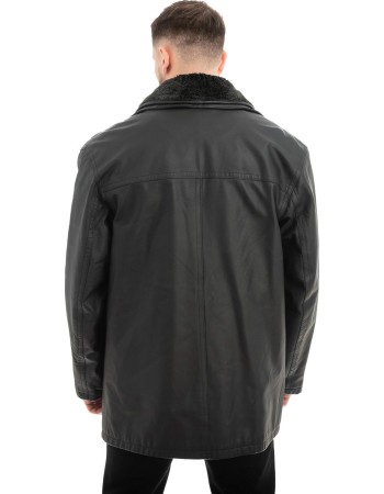  Γνήσιο Ανδρικό Δερμάτινο Μπουφάν - Z607