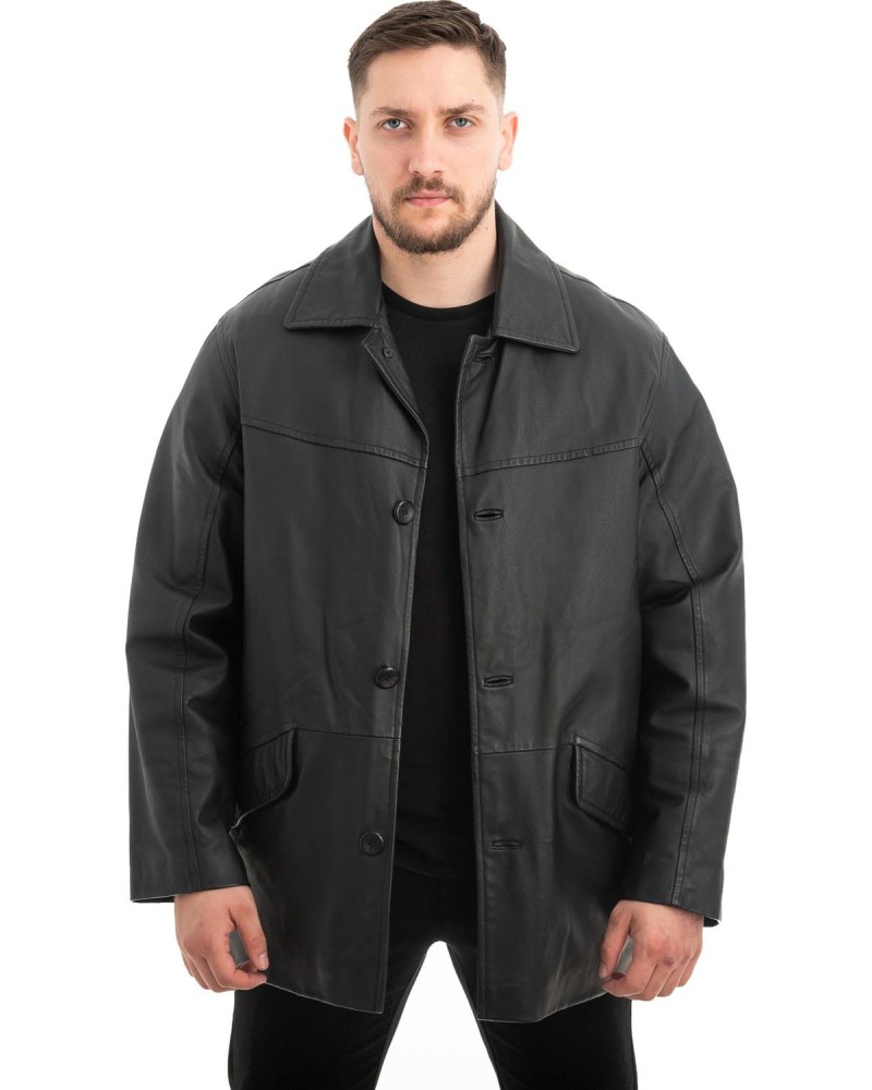 Γνήσιο Ανδρικό Δερμάτινο Σακάκι - Z609