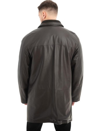  Γνήσιο Ανδρικό Δερμάτινο Μπουφάν - Z613