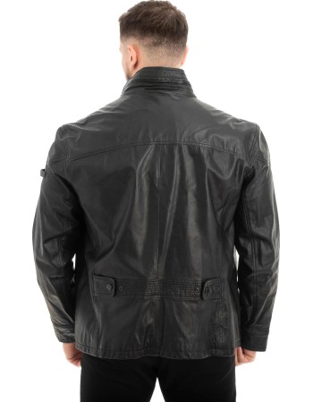  Γνήσιο Ανδρικό Δερμάτινο Μπουφάν - Z615