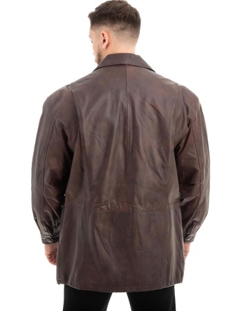  Γνήσιο Ανδρικό Δερμάτινο Μπουφάν - Z616