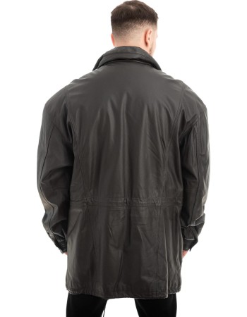  Γνήσιο Ανδρικό Δερμάτινο Μπουφάν - Z617