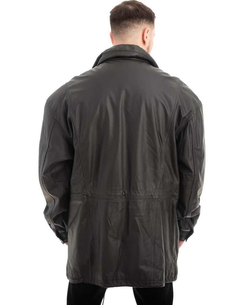  Γνήσιο Ανδρικό Δερμάτινο Μπουφάν - Z617
