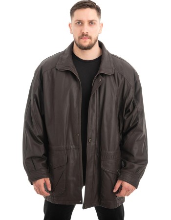  Γνήσιο Ανδρικό Δερμάτινο Μπουφάν - Z618