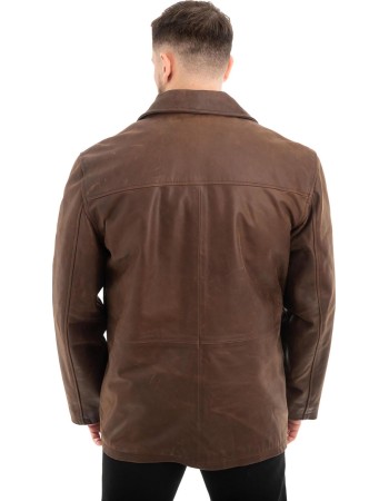 Γνήσιο Ανδρικό Δερμάτινο Σακάκι - Z629
