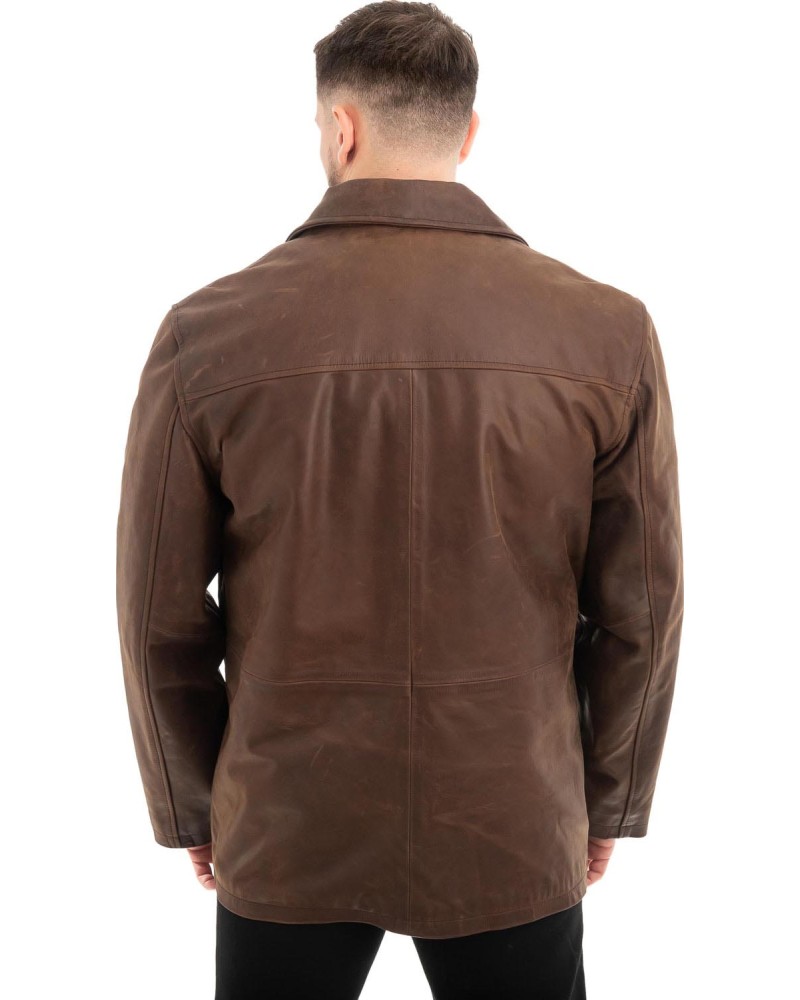 Γνήσιο Ανδρικό Δερμάτινο Σακάκι - Z629