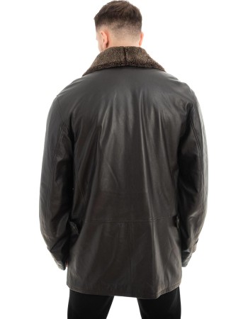  Γνήσιο Ανδρικό Δερμάτινο Μπουφάν - Z631