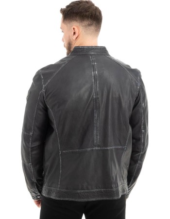  Γνήσιο Ανδρικό Δερμάτινο Μπουφάν - Z635