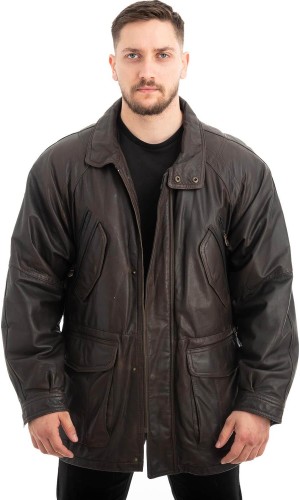  Γνήσιο Ανδρικό Δερμάτινο Μπουφάν - Z637