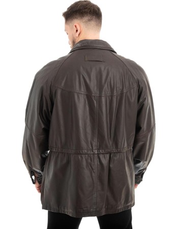  Γνήσιο Ανδρικό Δερμάτινο Μπουφάν - Z637