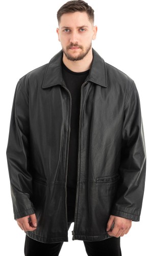  Γνήσιο Ανδρικό Δερμάτινο Μπουφάν - Z642