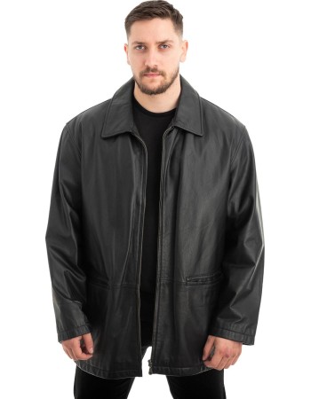  Γνήσιο Ανδρικό Δερμάτινο Μπουφάν - Z642