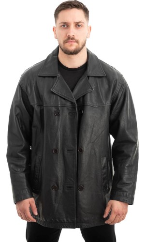 Γνήσιο Ανδρικό Δερμάτινο Σακάκι - Z643