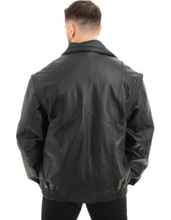  Γνήσιο Ανδρικό Δερμάτινο Μπουφάν - Z645