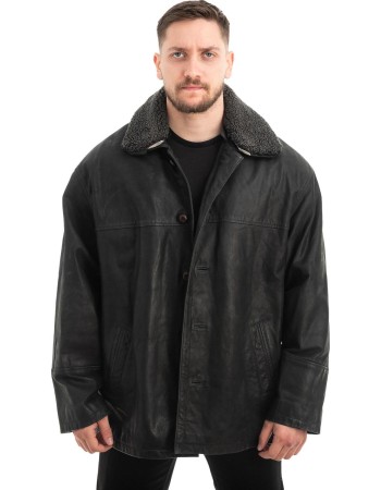  Γνήσιο Ανδρικό Δερμάτινο Μπουφάν - Z646