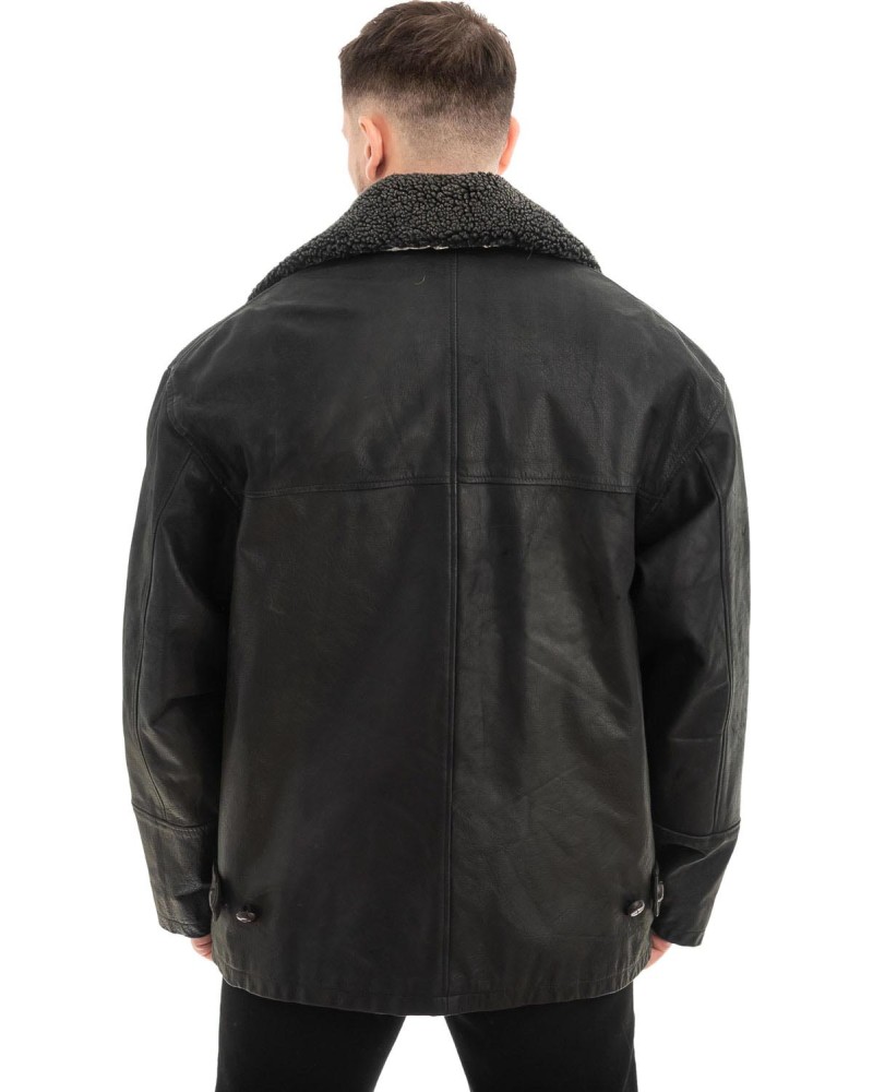  Γνήσιο Ανδρικό Δερμάτινο Μπουφάν - Z646