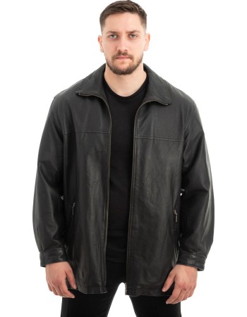  Γνήσιο Ανδρικό Δερμάτινο Μπουφάν - Z647